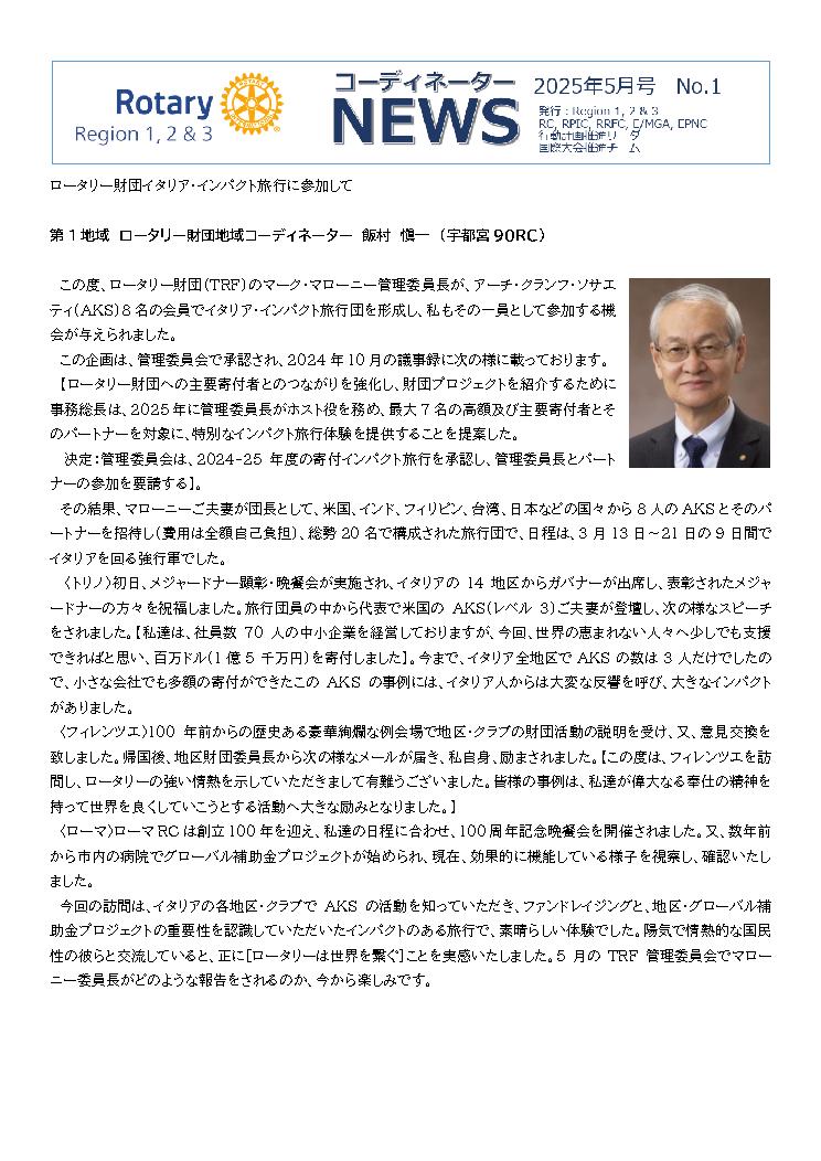 コーディネーターニュース